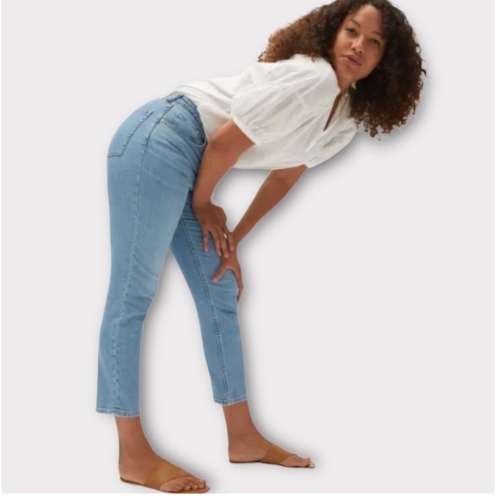 Everlane The Curvy Cheeky Jean Crop High Rise Straight Leg NWT